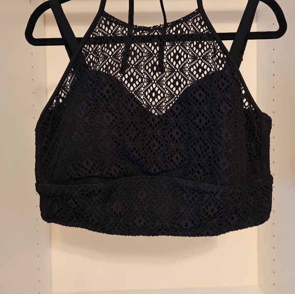 torrid Other - Torrid black crochet bathing suit bikini top in size 2